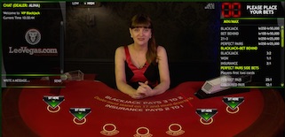 Extreme Live Gaming blackjack