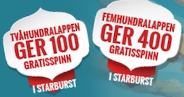 Sverigecasino snurr starburst