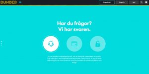 casinosupport hos dunder