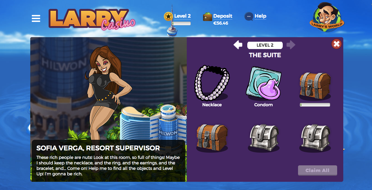 larry casino bonusar